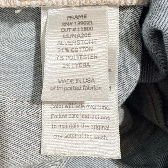 Frame Jeans Le Skinny de Jeanne Degradable in Handcrafted Destruct 30 - Picture 11 of 11